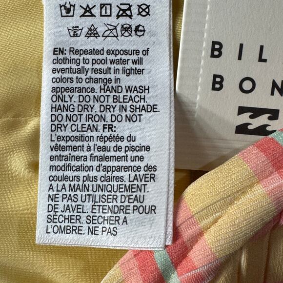 Billabong Small (8) Sunchaser Kenzley Bikini Top Underwire UPF 50 Lined New - Picture 9 of 13